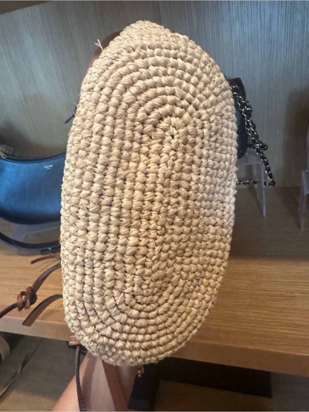 Loewe raffia Pochette crossbody. - Picture 12 of 12